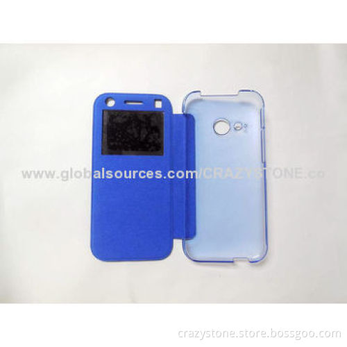 Flip leather case for HTC M8 mini